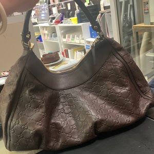 Gucci leather Hobo